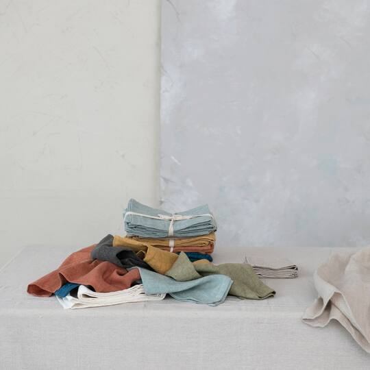 Hello Honey® 10" Square Stonewashed Linen Cocktail Napkins, 4ct.